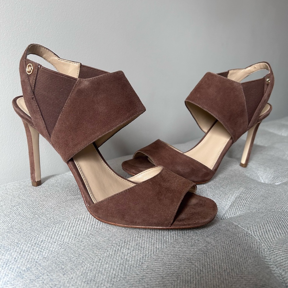 MICHAEL Michael Kors Brown Suede Women's Heels